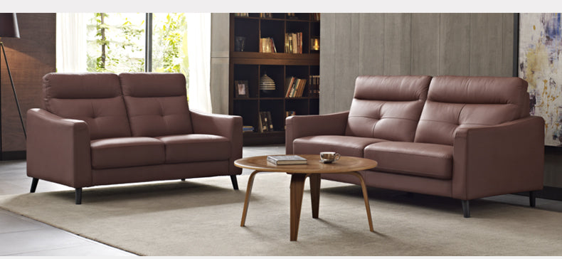 MerryRabbit -頭層牛皮3人位沙發MR-1801 Cow Leather 3 Seaters Sofa