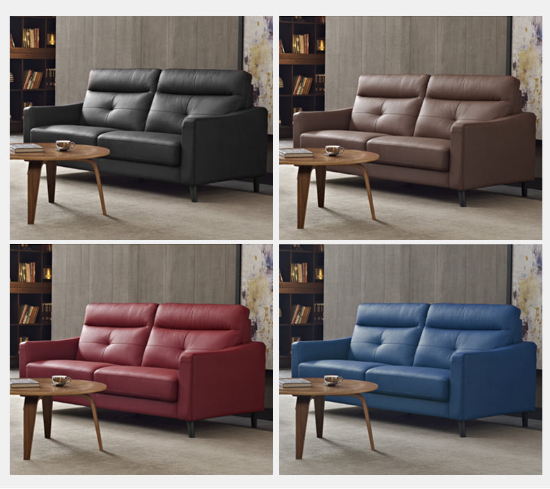 MerryRabbit -頭層牛皮3人位沙發MR-1801 Cow Leather 3 Seaters Sofa
