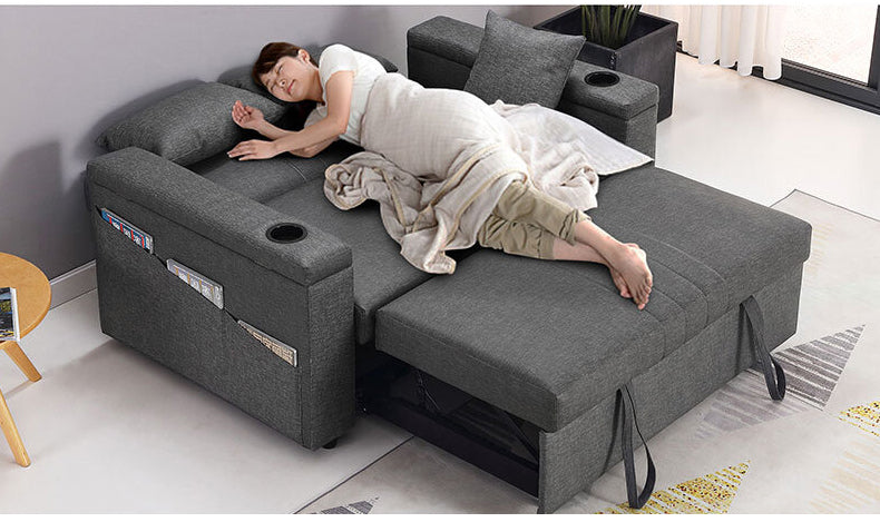 MerryRabbit - 多功能可折疊儲物沙發床 MR-20128 Multi functional Foldable Wearproof Pu Sofa Bed with Storage