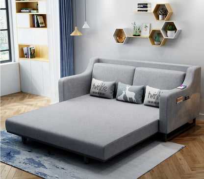 MerryRabbit - 120cm多功能摺疊梳化床MR-203 Multi-functional 120cm 2 Seaters Foldable Fabric Sofa Bed