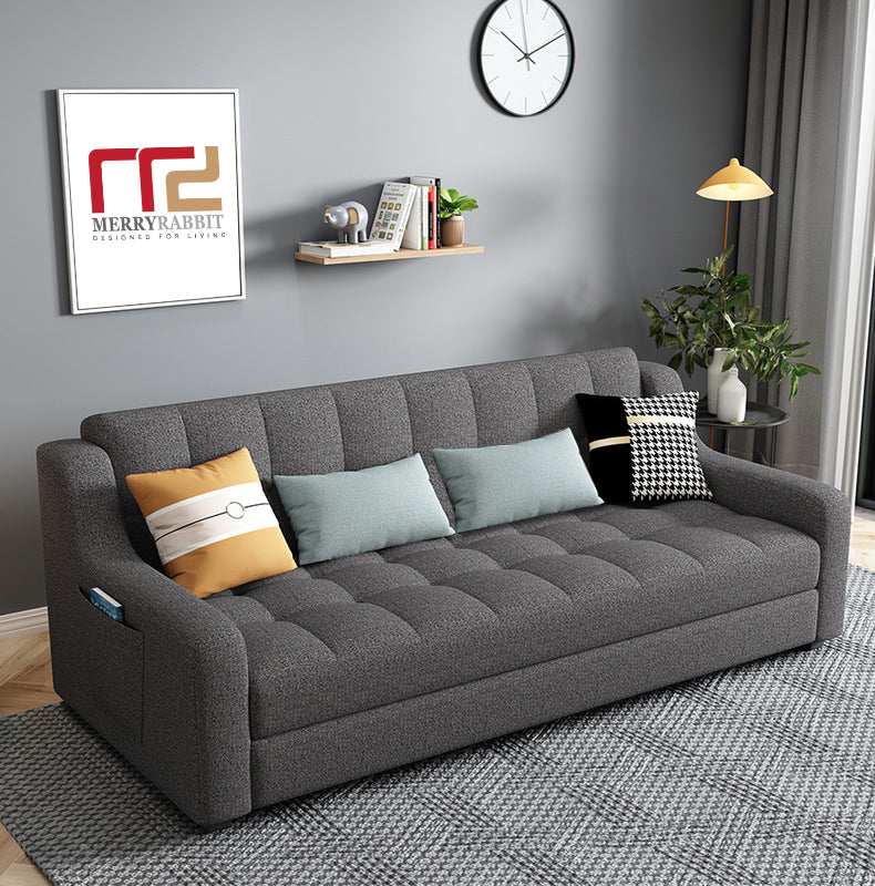MerryRabbit - 多功能3人位折疊儲物布藝沙發床 MR-50 3 Seaters 204cm Fabric Sofa /Sofa Bed with Storage