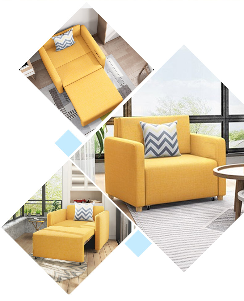 MerryRabbit - 多功能布藝單人位儲物梳化床MR-6019A Mult-Functional Single Seater Fabric Sofa Bed with Storage