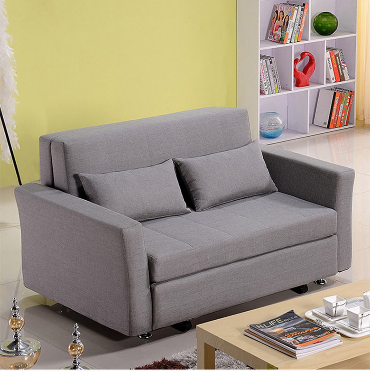 MerryRabbit - 175cm多功能布藝三座位儲物梳化床MR-6019 3 seater Multi - functional fabric Sofa bed with storage 1.75 meter