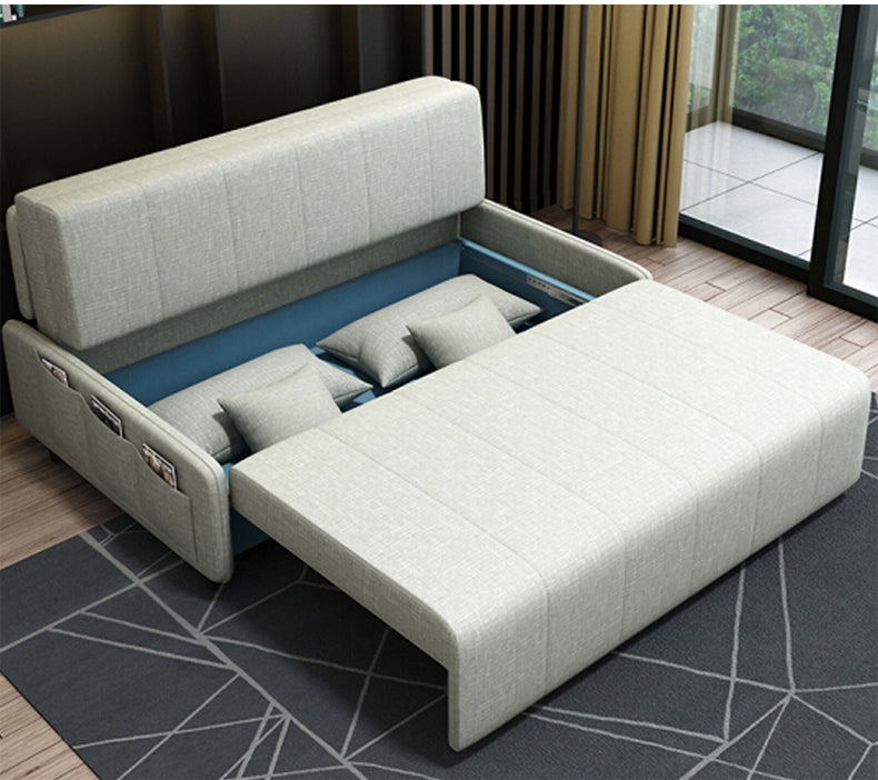 MerryRabbit - 165cm多功能褶疊儲物布藝梳化床MR-6079 Multi-functional Foldable Storage Fabric Sofa Bed