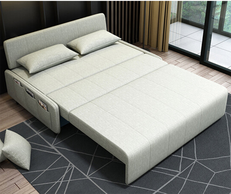 MerryRabbit - 165cm多功能褶疊儲物布藝梳化床MR-6079 Multi-functional Foldable Storage Fabric Sofa Bed