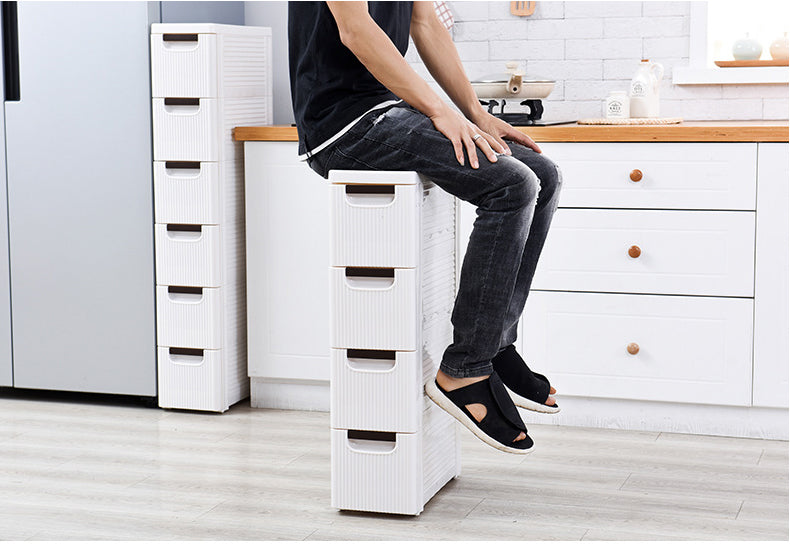 MerryRabbit -19cm夾縫6層收納櫃MR-6088-6 Slim Size Plastic Storage Ccabinet