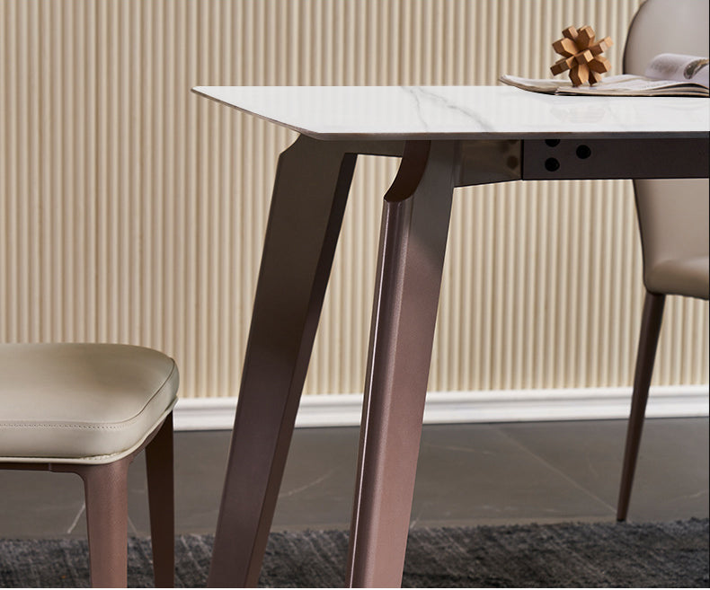 MerryRabbit -岩板餐桌MR-6112 Rock slab dining table