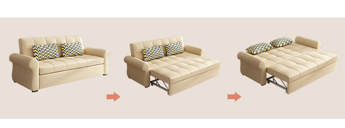 MerryRabbit - 190cm多功能超纖皮三座位活動梳化床MR-7250A 3 seater Multi - functional Microfiber Leather sofa bed