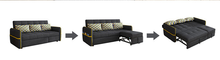 MerryRabbit – 多功能三座位活動布藝沙發床MR-7257A 3 seater Multi - functional fabric sofa bed