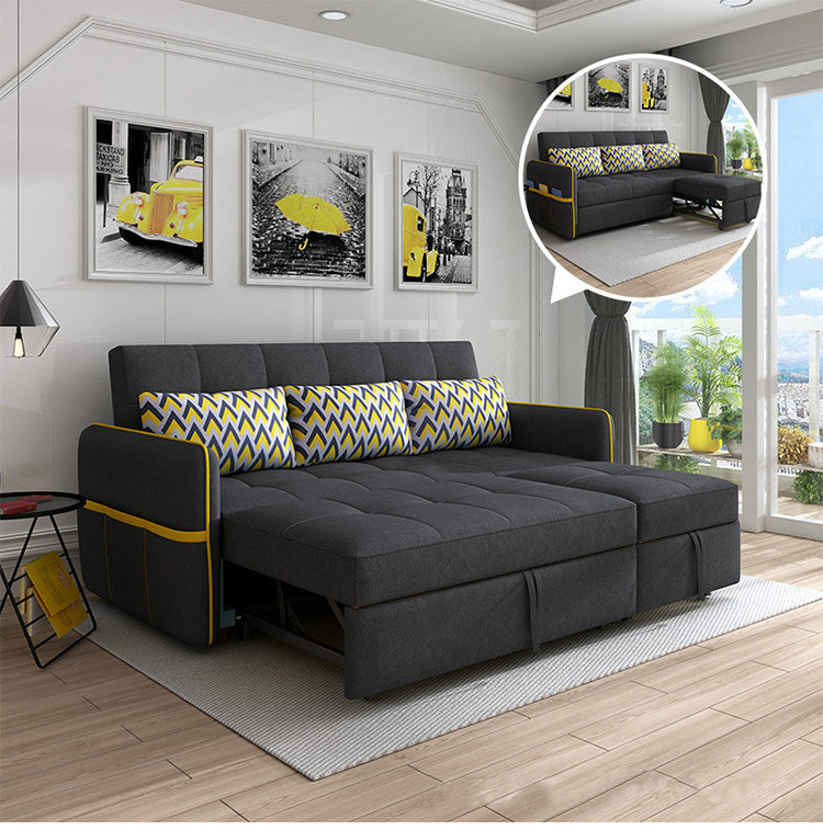 MerryRabbit – 多功能三座位活動布藝沙發床MR-7257A 3 seater Multi - functional fabric sofa bed
