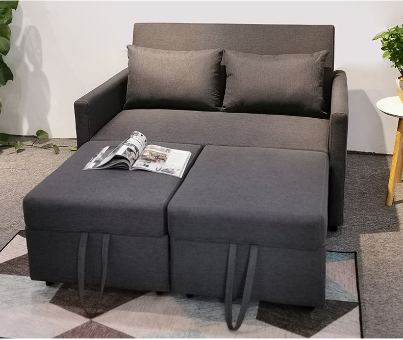 MerryRabbit - 139cm多功能小戶型可折疊布藝雙人梳化床MR-7258 2 Seaters Multi-functional Foldable Fabric Sofa bed