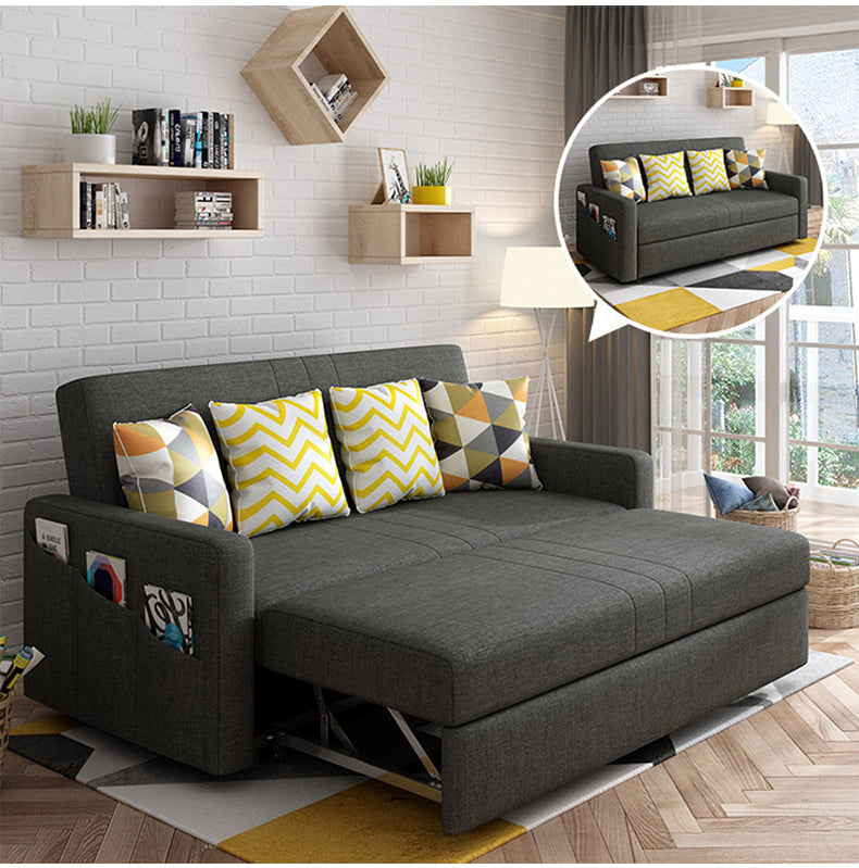 MerryRabbit - 145cm多功能布藝兩座位活動梳化床MR-7259 2 seater Multi - functional fabric sofa bed