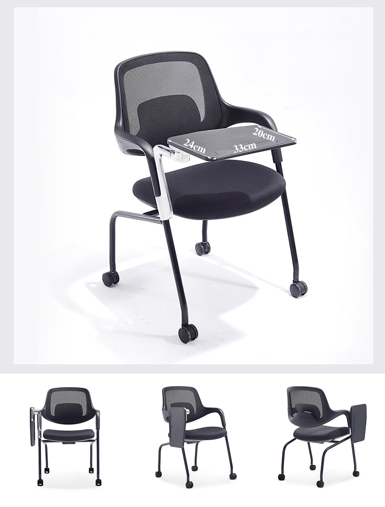 MerryRabbit - 培訓椅電腦椅辦公椅帶寫字板MR-7305A-4 Foldable training chair office chair computer chair with writing board