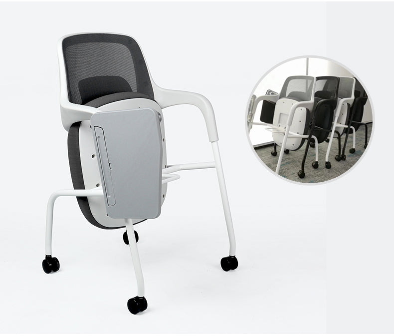 MerryRabbit - 培訓椅電腦椅辦公椅帶寫字板MR-7305A-4 Foldable training chair office chair computer chair with writing board