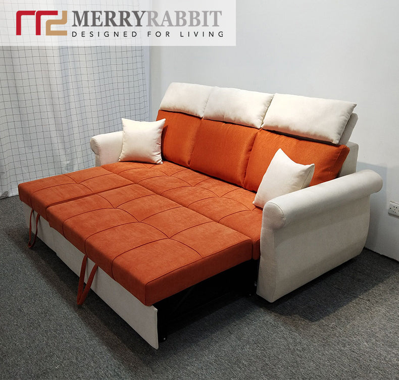 MerryRabbit - 多功能可折疊布藝沙發 MR-7357 Multi - functional 3 seater fabric sofa bed