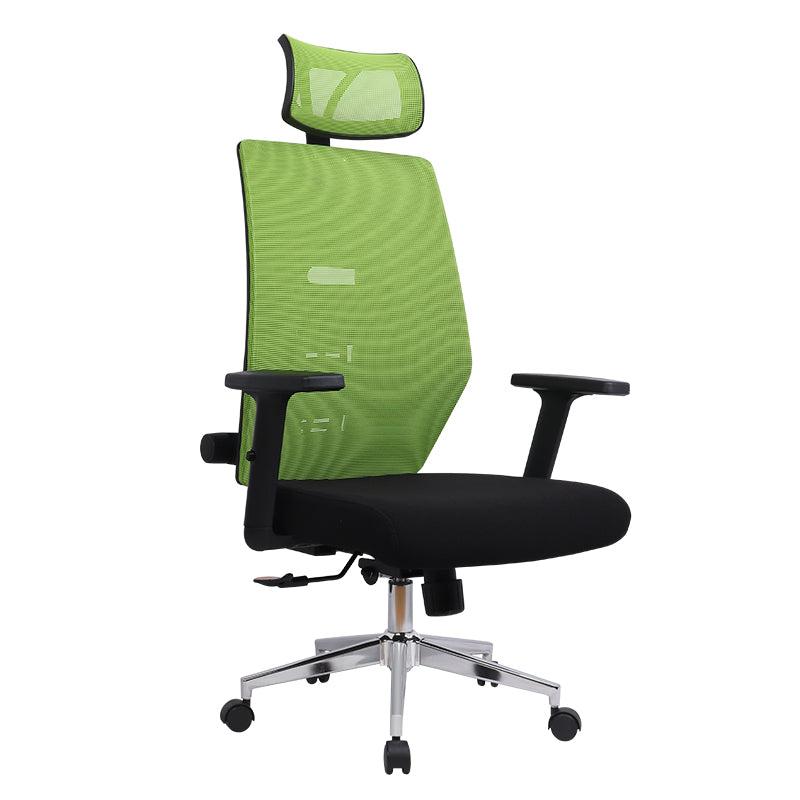 MerryRabbit - 高背活動頭枕網布轉椅電腦椅辦公椅 MR-8026H High Back Mesh Office Chair