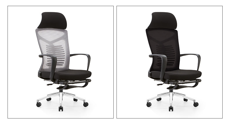 MerryRabbit -網布高背可調節可躺轉椅電腦椅辦公椅大班椅帶腳踏 MR-A61 Mesh Reclining Office Chair High Back Chair with Footrest