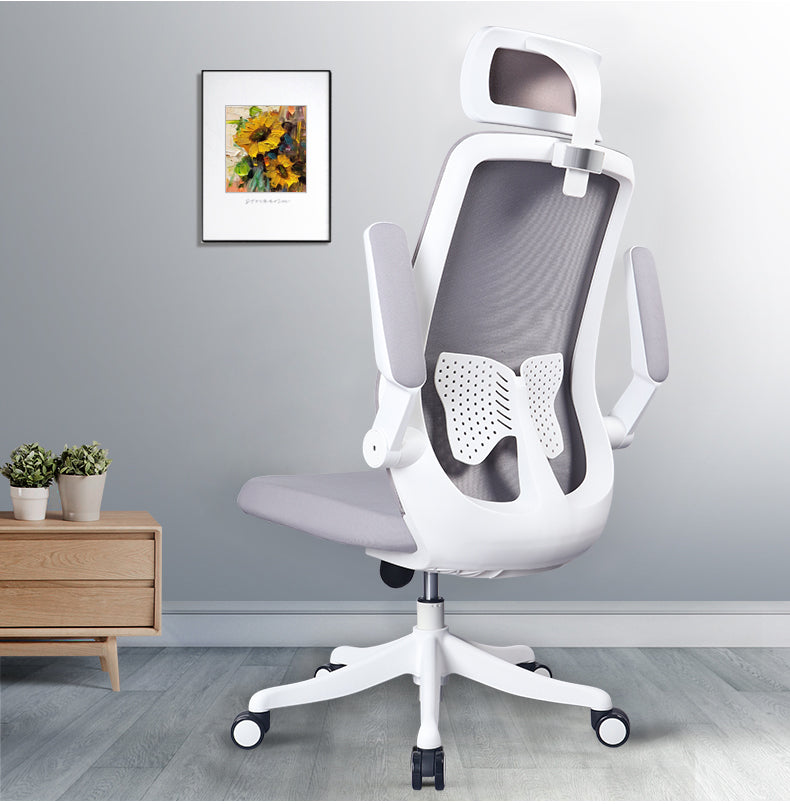 MerryRabbit -時尚網布辦公電腦椅連頭枕 MR-A815  Office chair Computer chair with Adjustable Armrest and Headrest