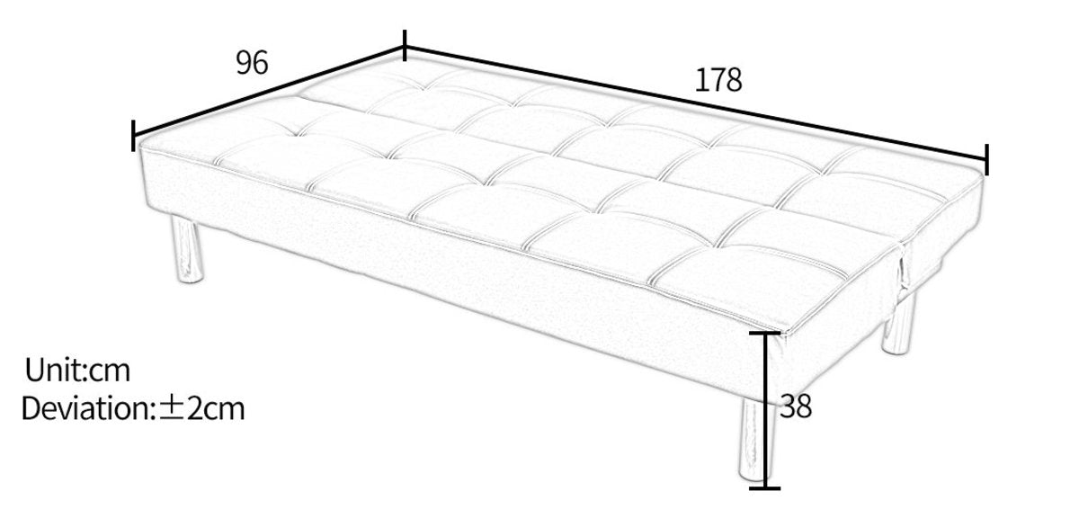 MerryRabbit – 多功能PU皮藝沙發床MR-170 Multi-functional PU sofa bed