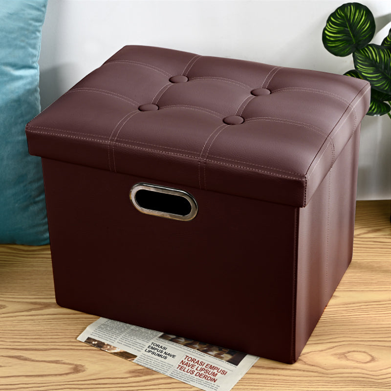 MerryRabbit -可摺疊PU收納儲物櫈 MR-0104-1  Foldable Pu Storage Chair [3-7工作天特快派送]