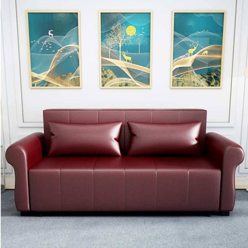 MerryRabbit - 180cm多功能摺疊超纖皮儲物梳化床MR-6039 180cm Multi-functional Foldable Storage Microfiber Leather Sofa Bed