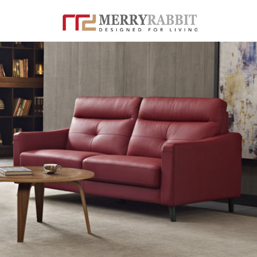 MerryRabbit -頭層牛皮3人位沙發MR-1801 Cow Leather 3 Seaters Sofa