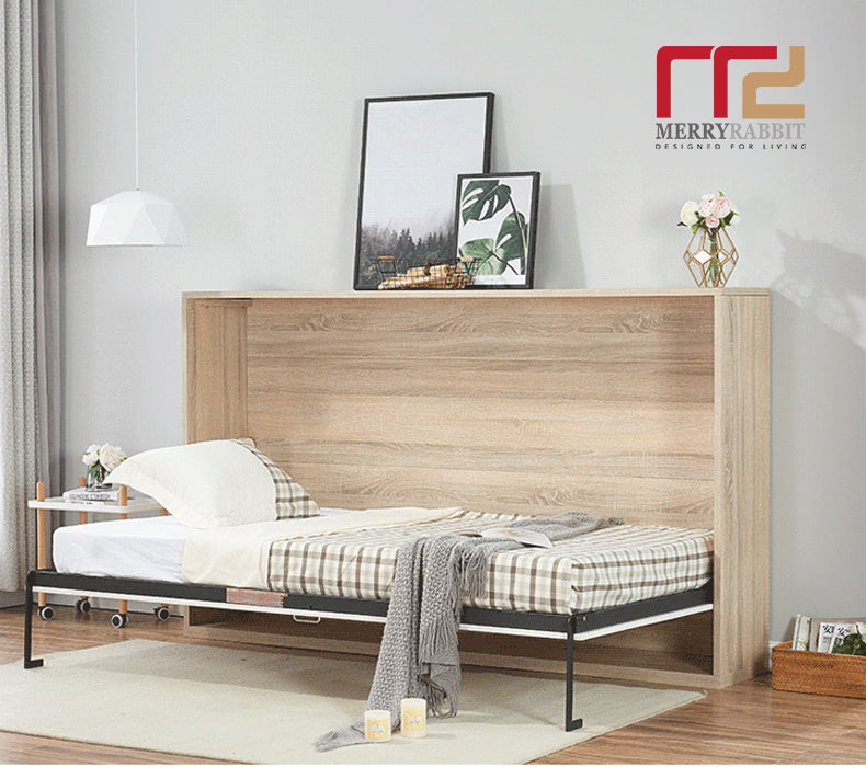 MerryRabbit - 多功能側翻隱形床 90cm單人床MR-YXC04 Multifunctional WallBed 90cm single be