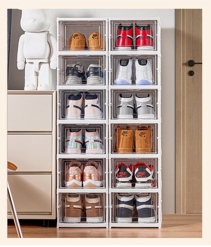 MerryRabbit - 摺疊鞋櫃6層 MR-XG-6 Plastic foldable shoe cabinet 6-layer [3-7工作天特快派送]