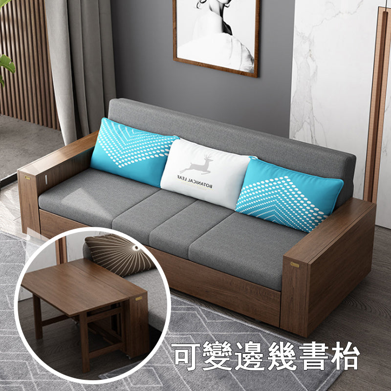 MerryRabbit -156cm多功能創意扶手可折疊儲物布藝沙發床MR-9810 Multi-Functional Creative Folding Storage Fabric Sofa Bed