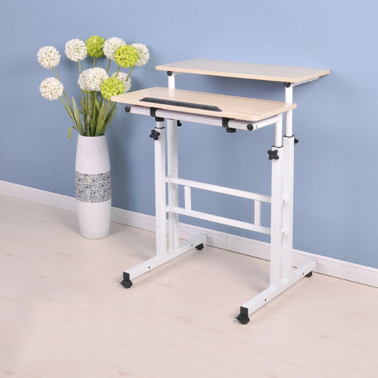 MerryRabbit - 多功能方形電腦桌101 MerryRabbit - An 2-Tier Expandable Standing Desk 101
