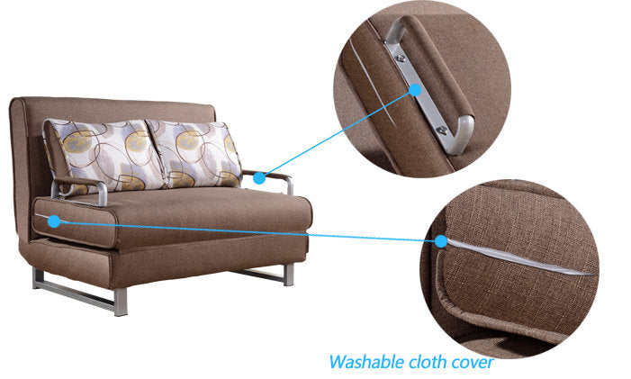 MerryRabbit – MR-826 1.5m雙人座位折疊梳化床可拆洗 1.5m 2-Seater Foldable Sofa Bed