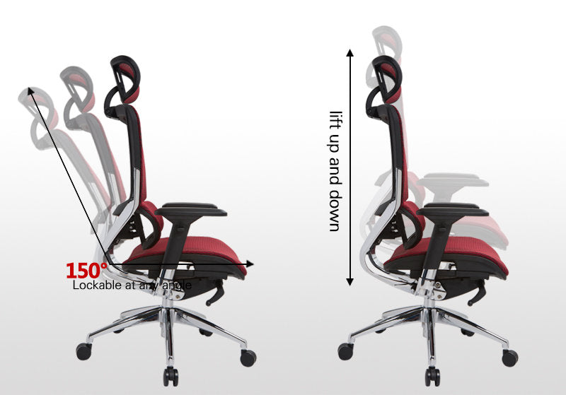MerryRabbit - 高背大班椅人體工學椅MR-871  Multi-functional Ergonomic High-Back Swivel Chair
