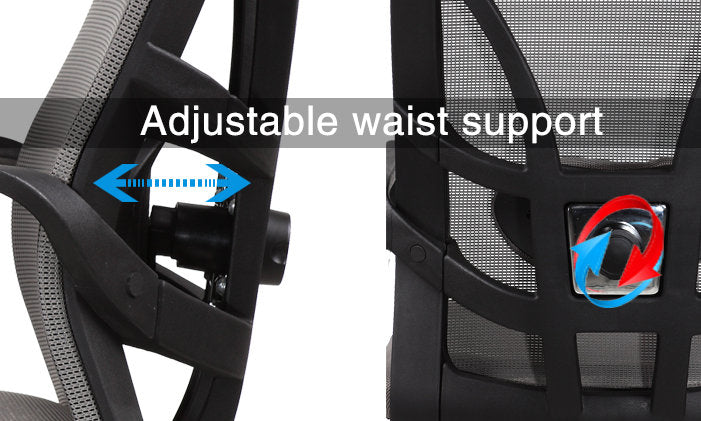 MerryRabbit - 人體工學高背網布轉椅電腦椅辦公椅 MR-876 Ergonomic High-Back Swivel Chair