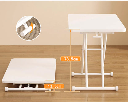 可移動昇降摺疊茶幾餐桌MR-JSZ2063-3 白色