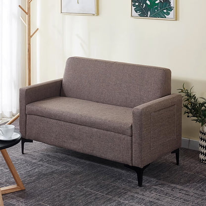 MerryRabbit - 多功能120cm布藝储物雙人梳化 MR-Z01  2 seaters fabric sofa with storage