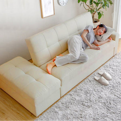 MerryRabbit - 日式布藝摺疊儲物梳化床及腳踏 MR-116 Multi functional Fabric Sofa Bed and Storage Ottoman