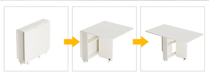 MerryRabbit - 1.4m移動版摺疊餐桌JSZ2091-3  Folding Dining Table 1.4m