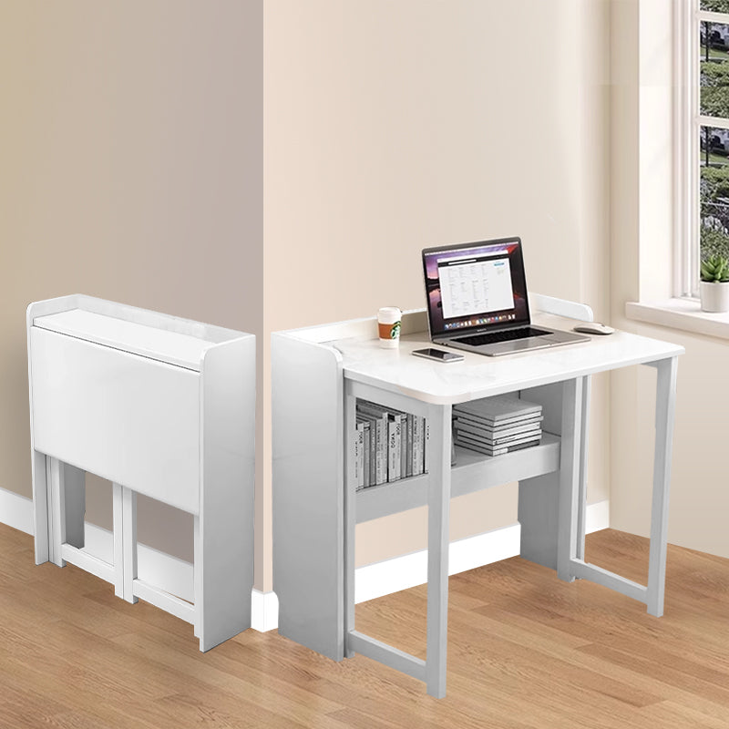 MerryRabbit - 小戶型可摺疊書桌MR-S84 Foldable computer desk with bookshelf