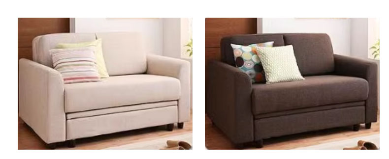 MerryRabbit – 日式多功能雙人位布藝沙發套裝 MR-3114 2 Seaters Fabric Sofa with Moveable Storage Ottoman