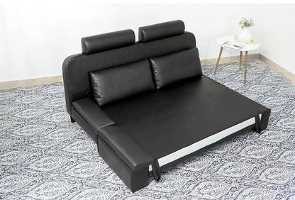 MerryRabbit – 頭層牛皮三人位多功能梳化床MR-PP001  Cowhide 3 seaters multi-functional sofa bed