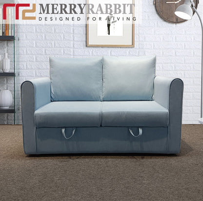 MerryRabbit – 小戶型多功能雙人位布藝收納儲物梳化 MR-1031 2 seaters fabric sofa with storage