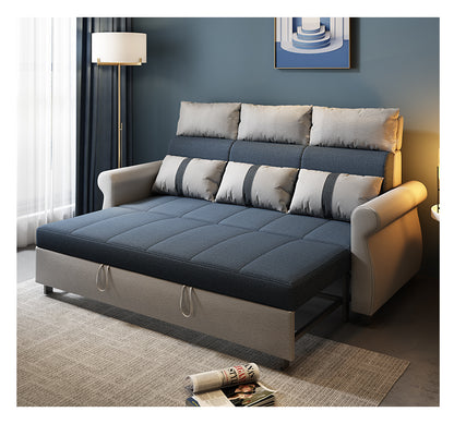 MerryRabbit - 190cm多功能摺疊布藝梳化床MR-8251A Multi-functional Fabric Folding Bed with Adjustable Headrest 190cm