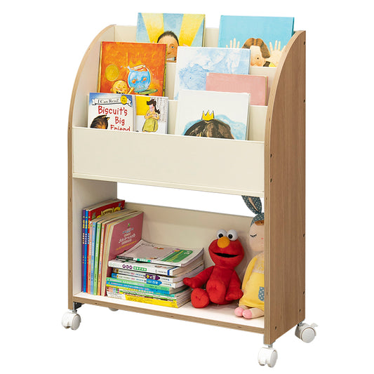 MerryRabbit - 可移動兒童書架收納架WT037-5 Movable Kid's bookshelf with Storage Rack [3-7工作天特快派送]