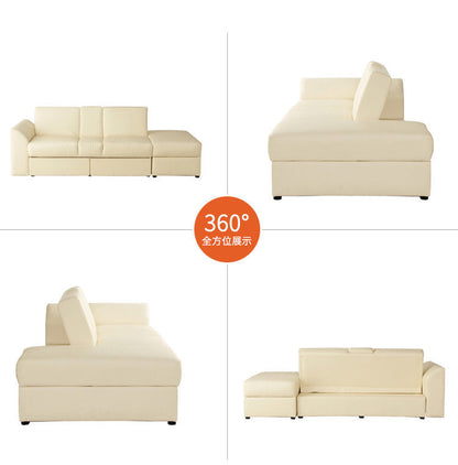 MerryRabbit – PU皮製儲物梳化床MR-106  PU leather storage sofa bed