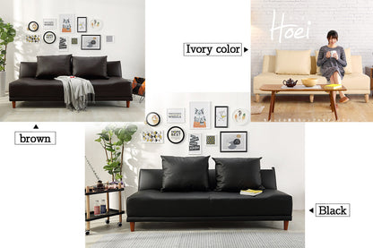 MerryRabbit - 日式小戶型PU仿皮摺疊梳化床MR-030 Foldable Sofa Bed