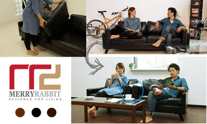 MerryRabbit – 現代小戶型皮藝梳化MR-6252 雙人位 PU European Style Sofa 2 seater