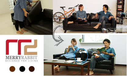 MerryRabbit – 現代小戶型皮藝梳化MR-6252 3人位  PU European Style Sofa 3 seater