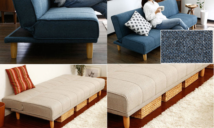 MerryRabbit – 多功能棉麻布沙發床MR-032  Fabric Sofa Bed