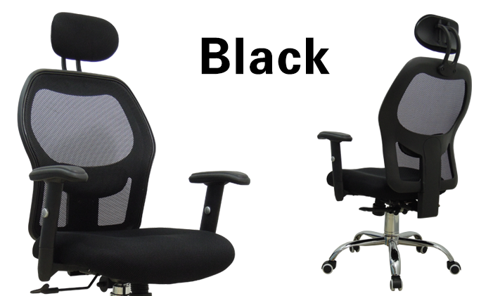 MerryRabbit – 人體工學網布辦公椅MR-875 Ergonomic Office Chair with Headrest