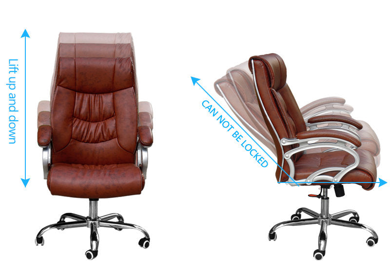 MerryRabbit - PU仿皮高背轉椅辦公椅電腦椅大班椅 MR-347 PU LEATHER - Executive Chair